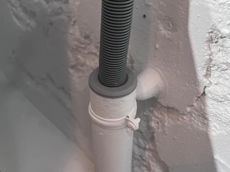 Raccord evacuation lave linge (PVC 40mm)