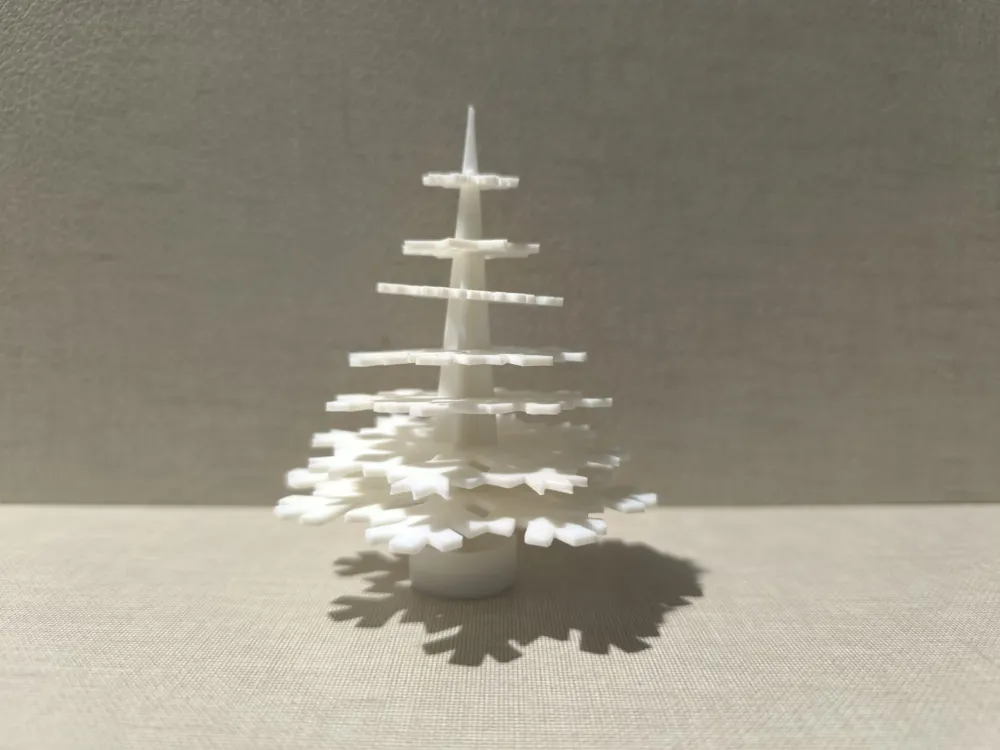 Christmas Tree - Snowflakes - Free 3D Print Model - MakerWorld