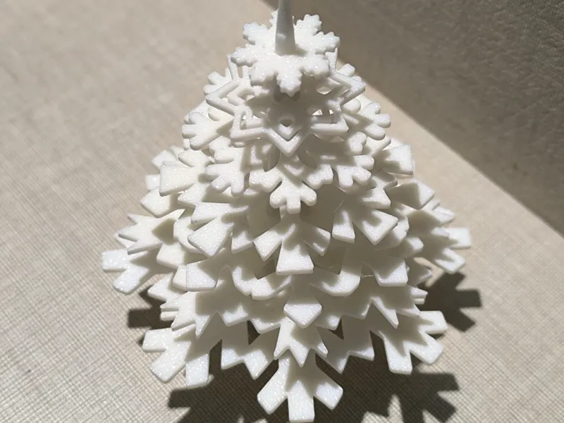 Árbol de Navidad - Copos de Nieve
