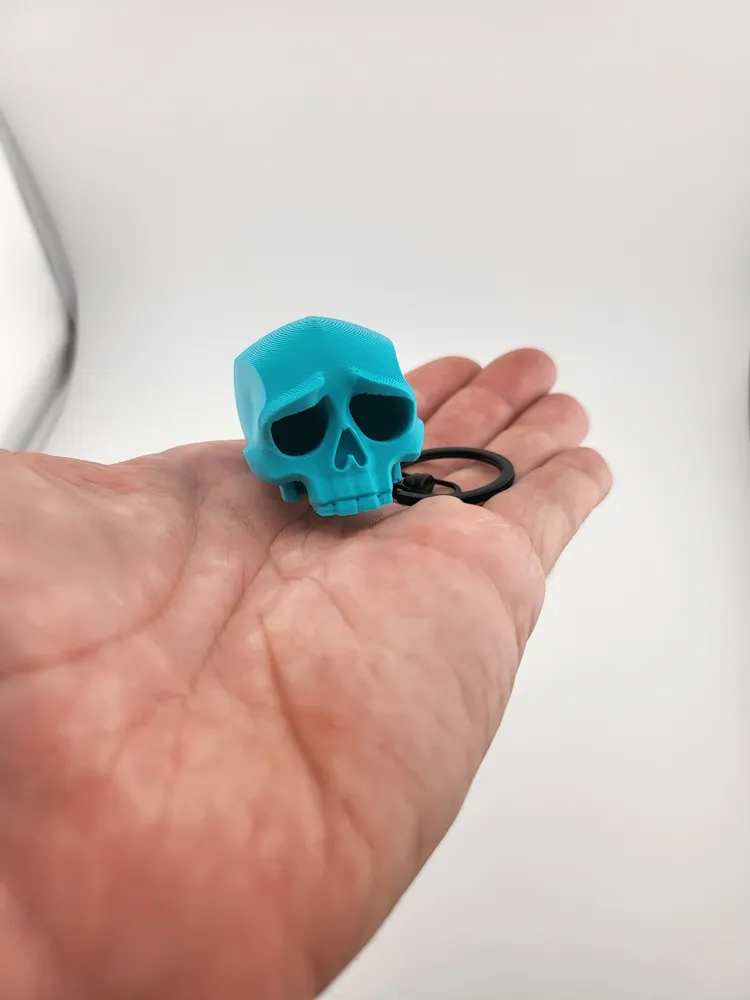 skull desk decor key figure - Free 3D Print Model - MakerWorld