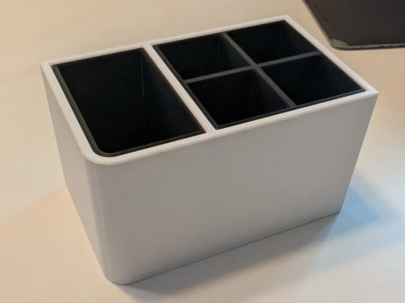 Toothbrush holder storage