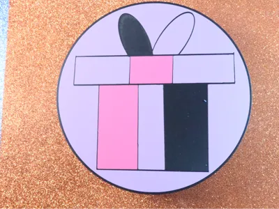 Hand Drawn Christmas Present Lightbox