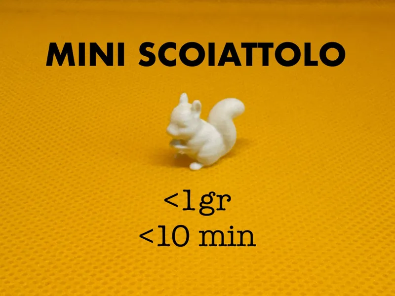 mini scoiattolo - 1 gr - 10 minuti