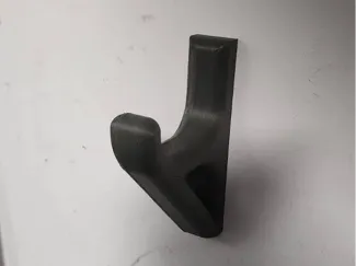 Large wall hook with hidden screws
