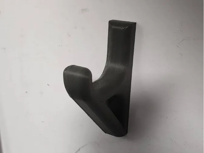 Large wall hook with hidden screws