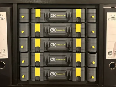 Kallax Rack Modul 5x4 – PRED Gridfinity Toolcases