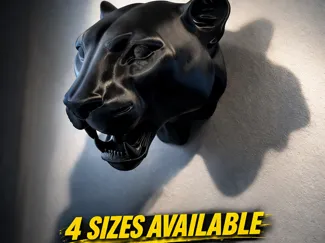 Modern Panther Head Wall Art North Carolina