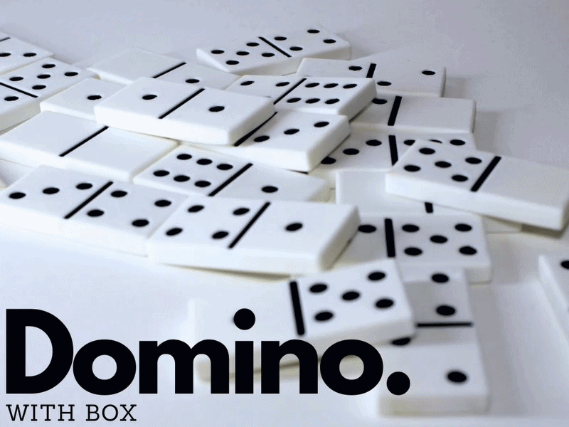 Domino Set with Storage Box