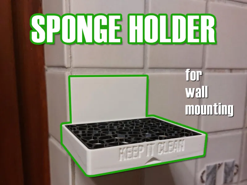 Sponge Holder for Wall Mounting