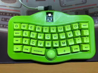 Pimple Smile Custom Keyboard Case Trackball