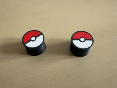 Pokeball Ear Plugs
