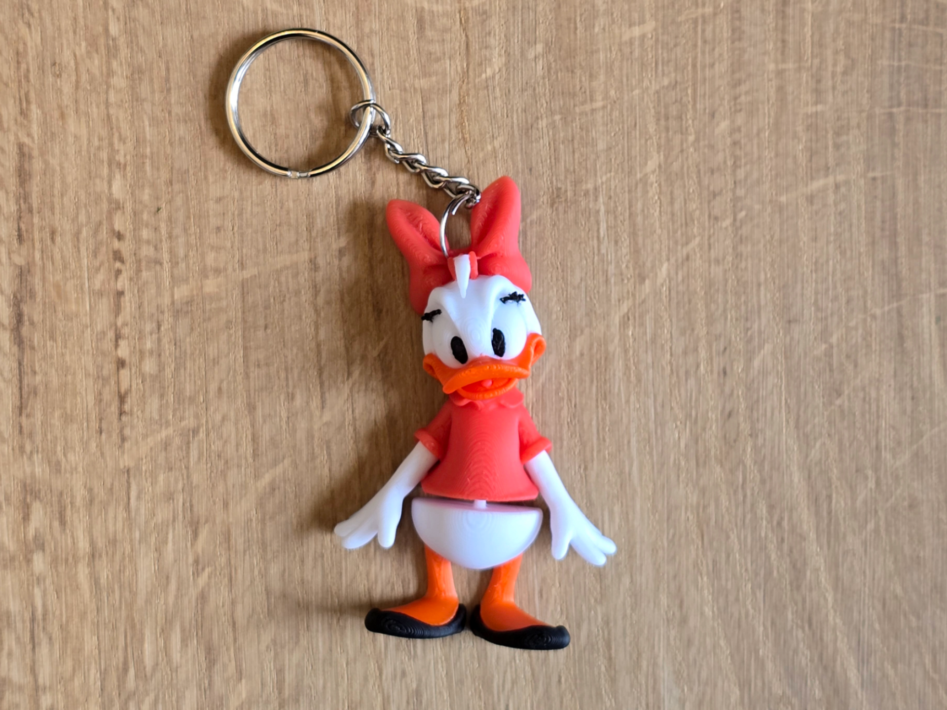 Daisy Duck flexi keychain