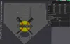 0.24mm layer, 3 walls, 12% infill Softball Crossed Bats V2