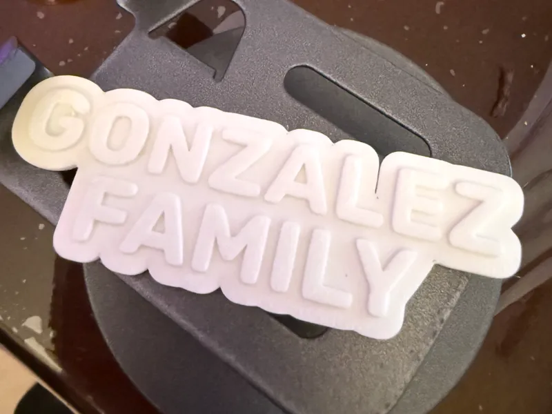 Gonzalez Name Plate