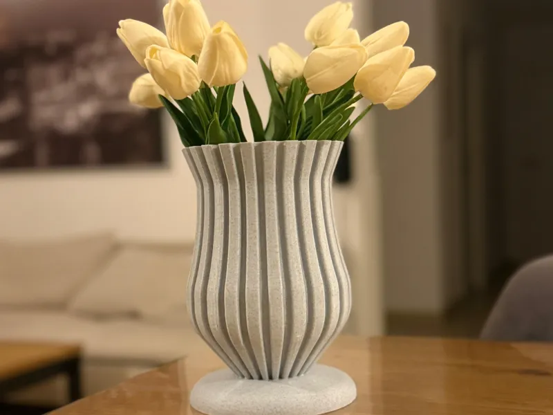 Vase Deko Wohnzimmer Blumenvase Blume Skulpturen