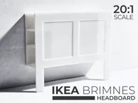 Tête de lit miniature façon IKEA Brimnes — photo 2
