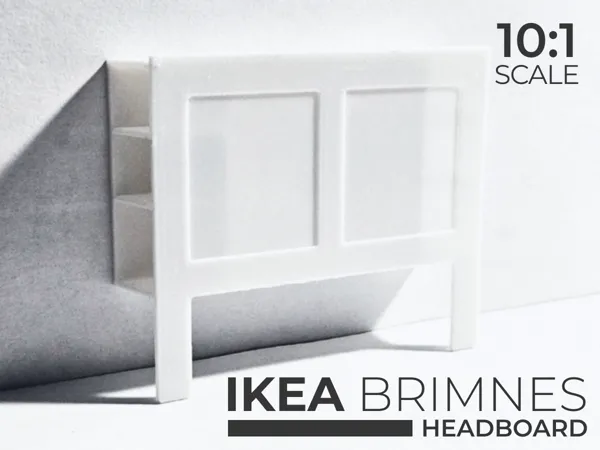 Tête de lit miniature façon IKEA Brimnes