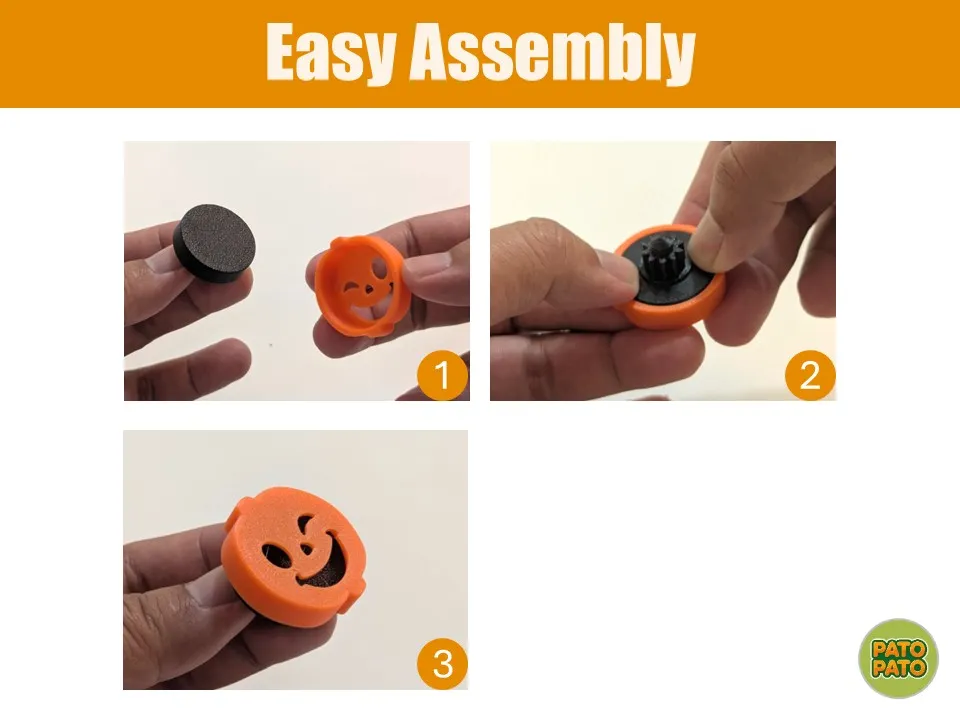 Easy print spin top - Pumpkin - Free 3D Print Model - MakerWorld