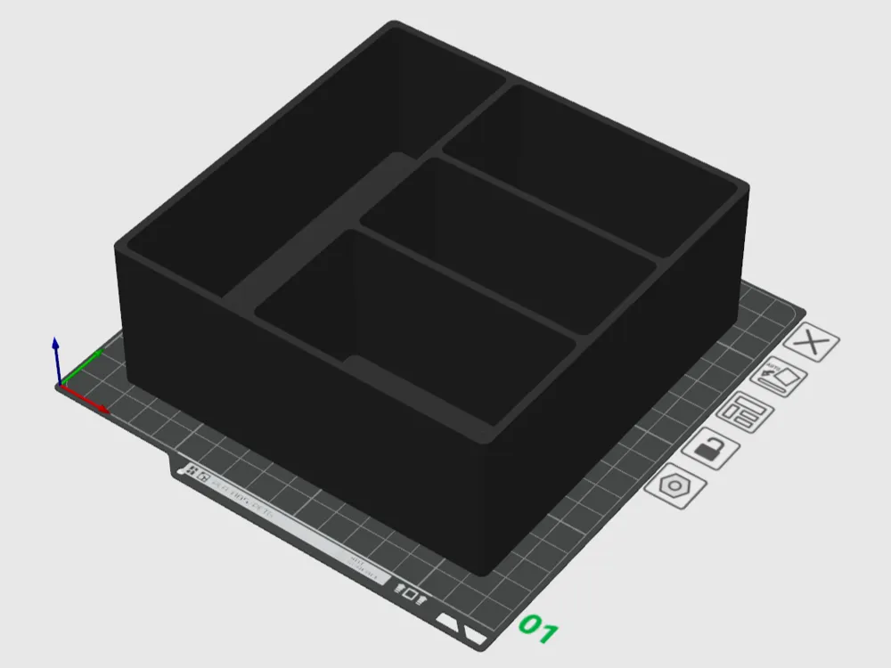 Sorter box 150x150x60mm - Free 3D Print Model - MakerWorld