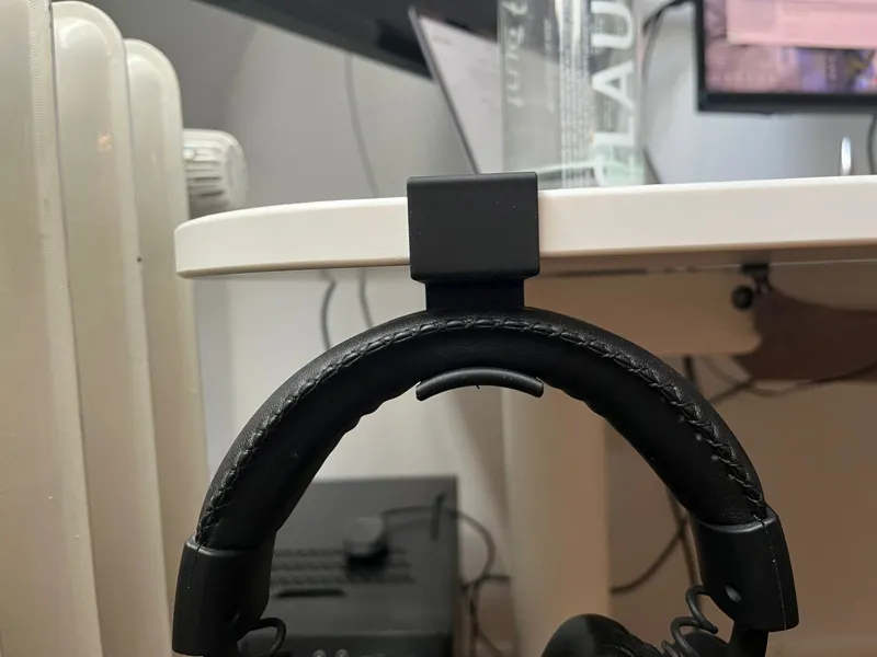 Customizable Headset Desk Holder