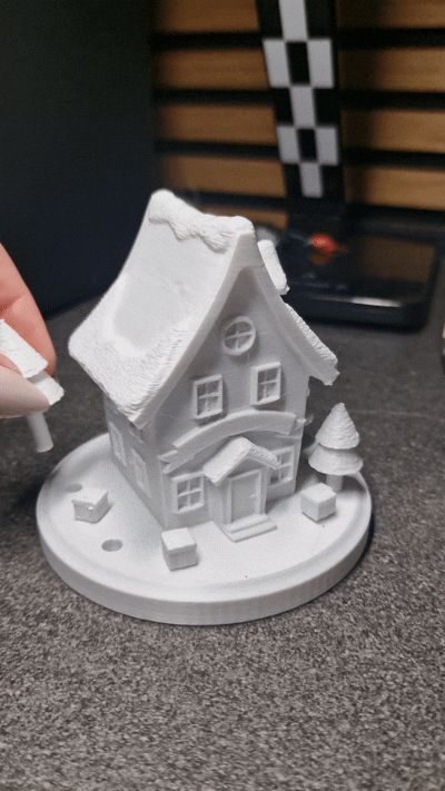 Weihnachtshaus Stecksystem für 3D-Druck PLA V2