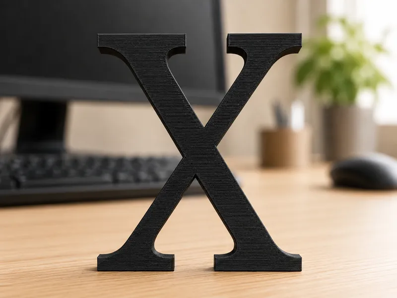 großes X serif