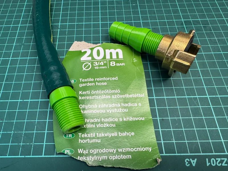 Hose Adapters 19mm with external thread G 1/2