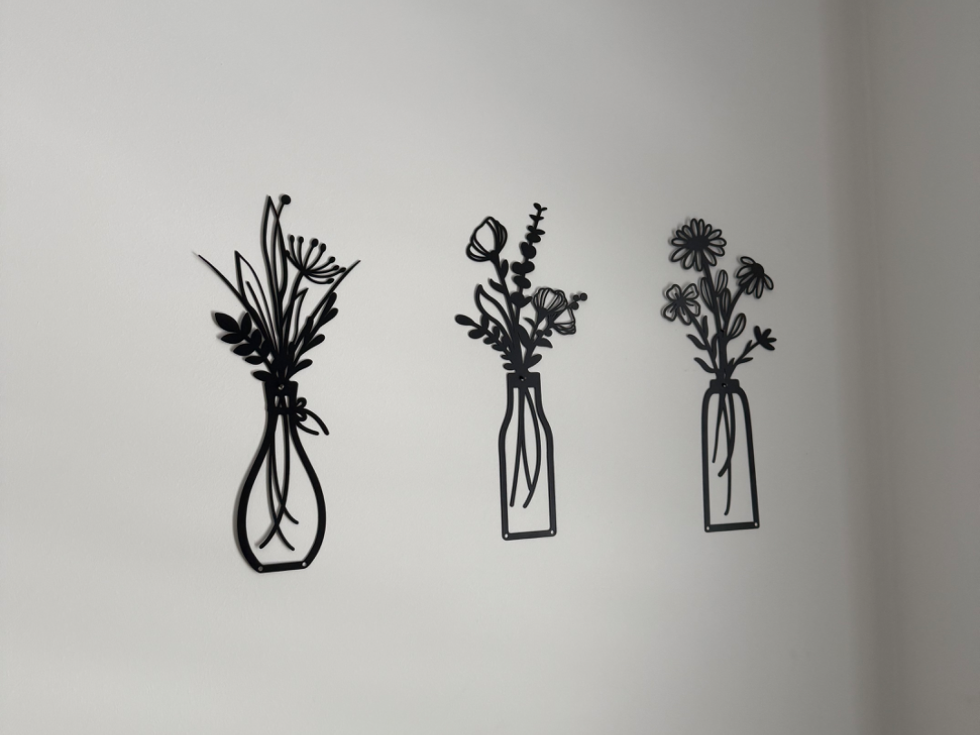 Blumenvase Wand Deko
