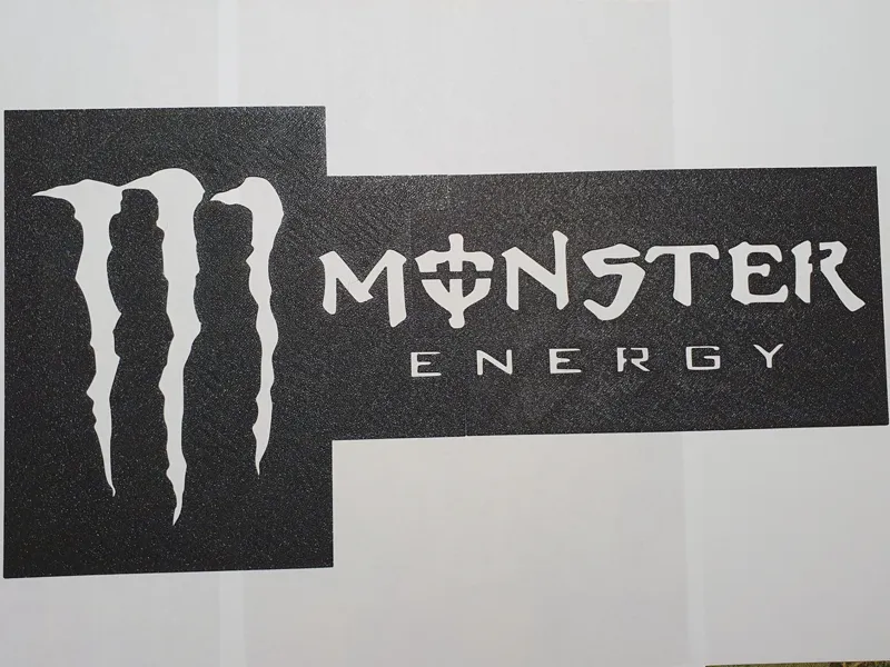 Stencil Logo Monster Energy (Rampe, Skateboard!)