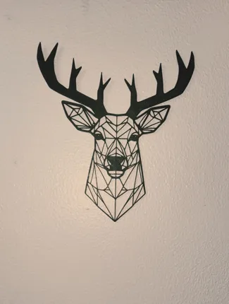 Geometric Wall Art - Deer