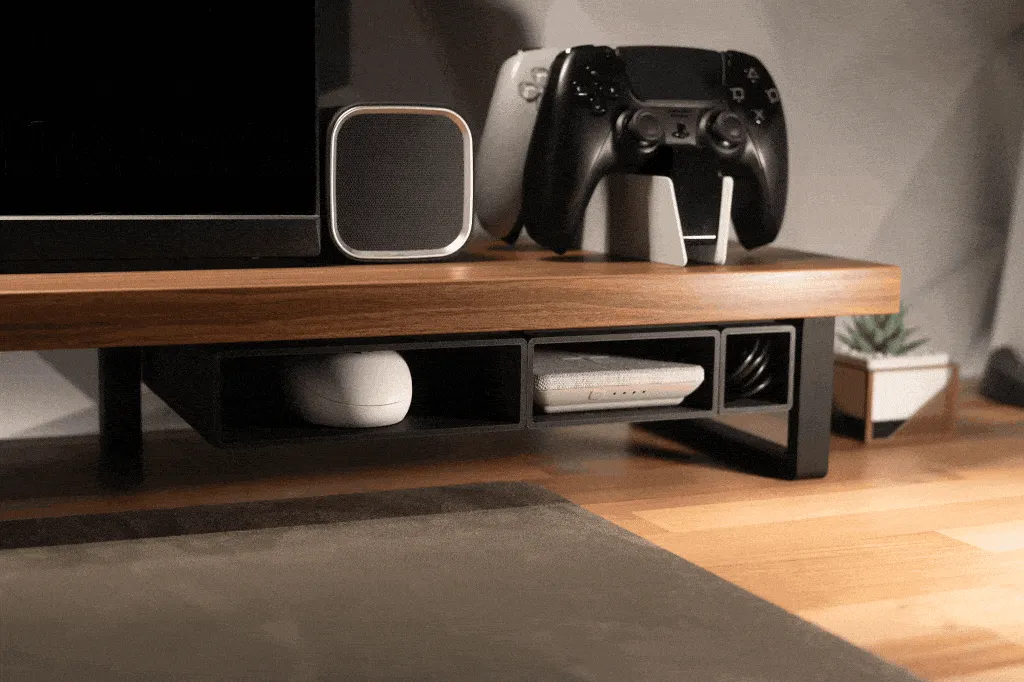 Floating Riser/Under Desk Organizers - Adjustable by 3DVJModels ...