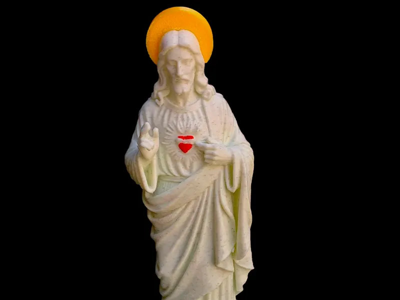 Estátua Sagrado Coração de Jesus escultura