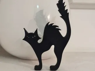 Halloween Cat Decoration