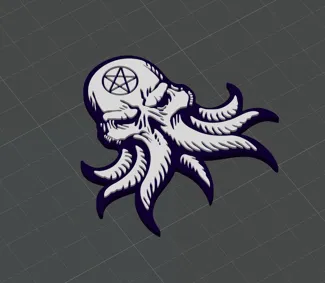 Cthulhu Two-Color Graphic 