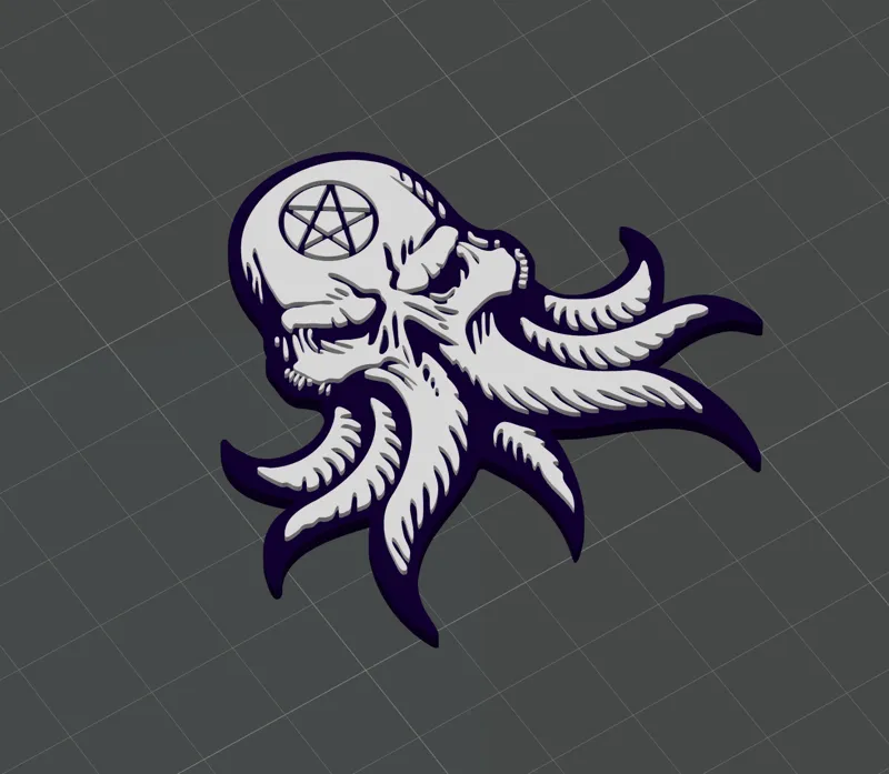 Cthulhu Two-Color Graphic 