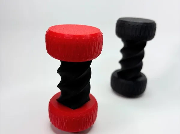 Fidget vis et écrou texturé