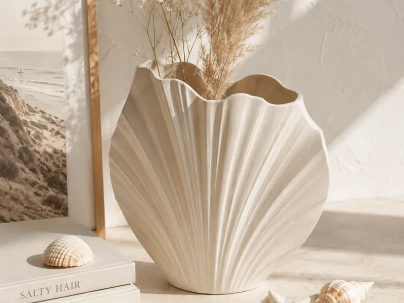 Muschelwelle Vase