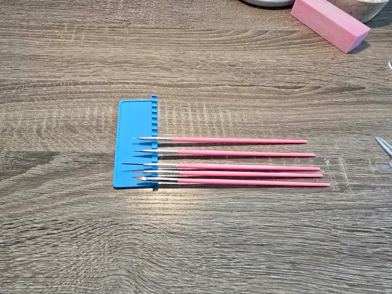 Nail brush holder