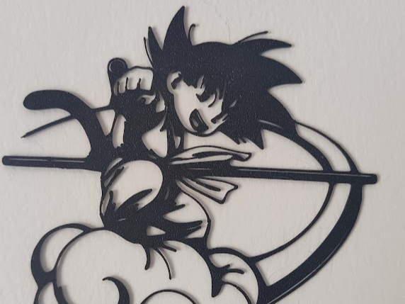 Anime Goku on Cloud – Wall Decor