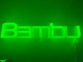 Bambu Led Sign
