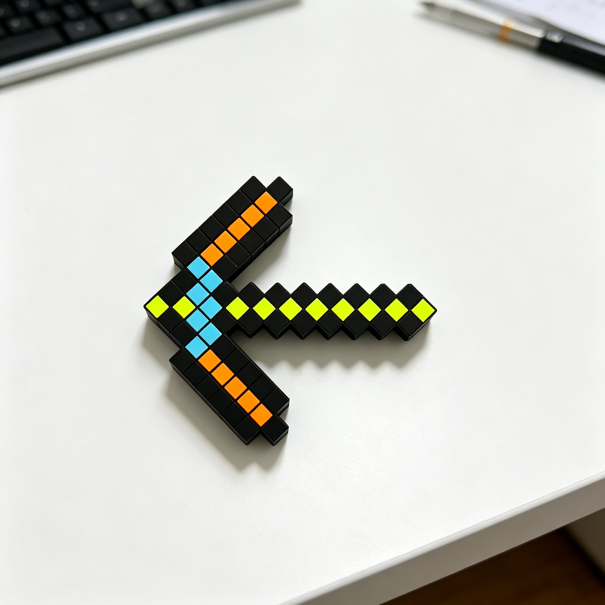 Miniatura 1 do modelo 3D 敲豆豆 钻石镐 大号小号可选