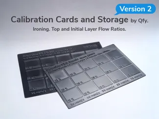 Calibration Cards + Storage | Ironing & Flow Ratio