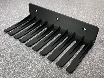 9-Space Wire Organizer Hanger Rack