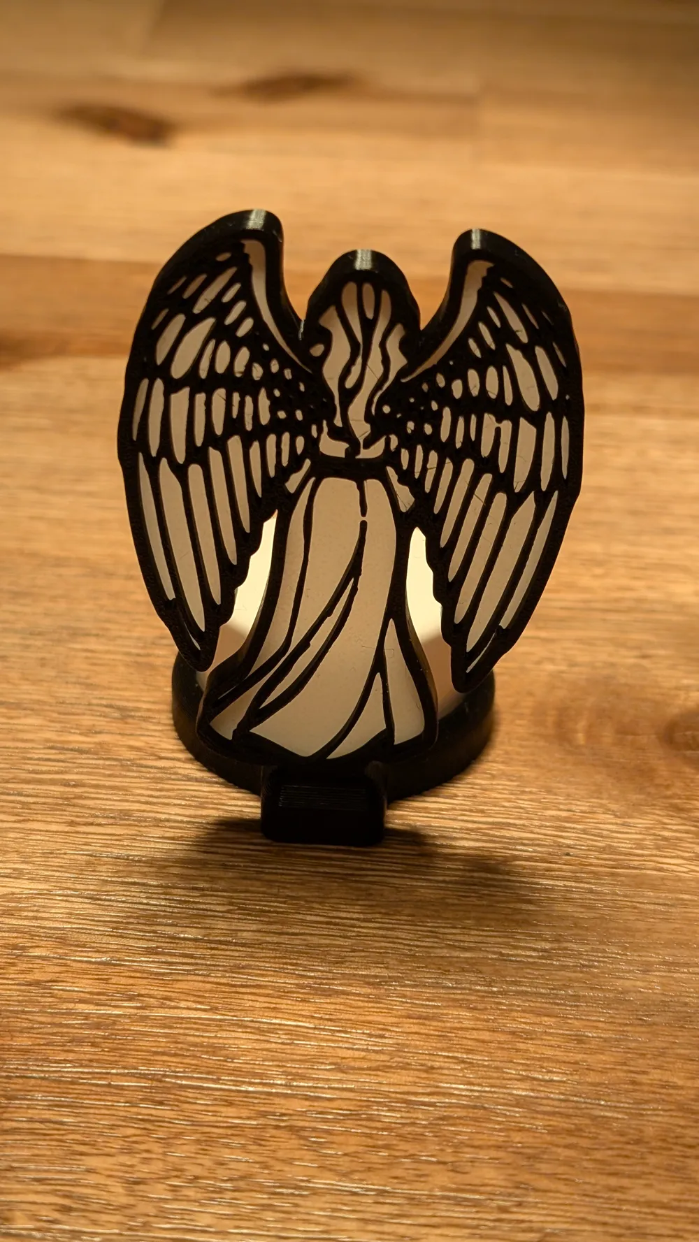 Tealight holder - Angel - no AMS - Free 3D Print Model - MakerWorld