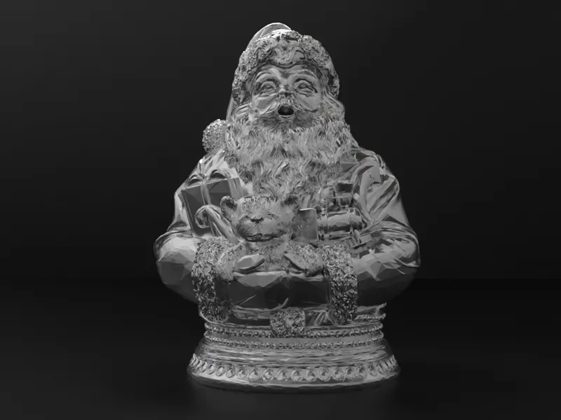 Santa Claus Figurine – Holiday Decoration