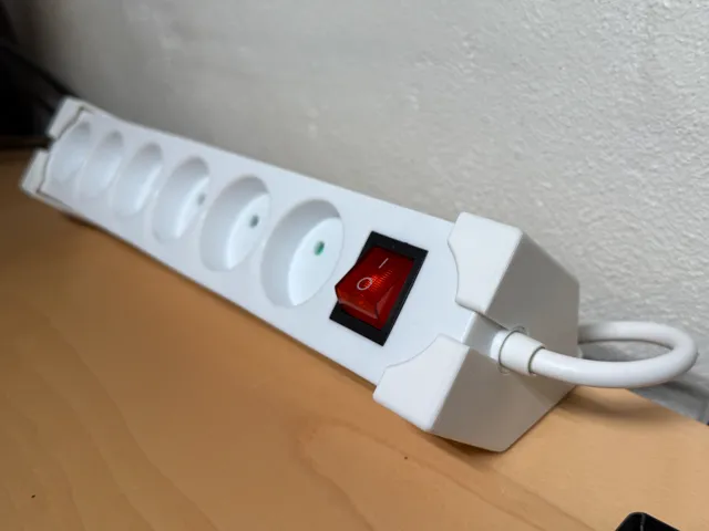 Power strip holder Angled