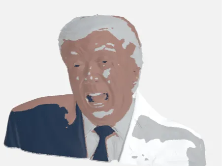 president realistic 3d model