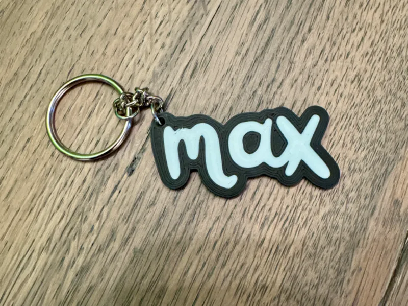 Name Max Keychain