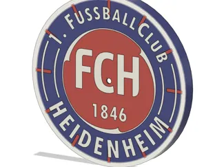 1. FC Heidenheim Clock