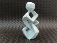 Statuette abstraite décorative — photo 1
